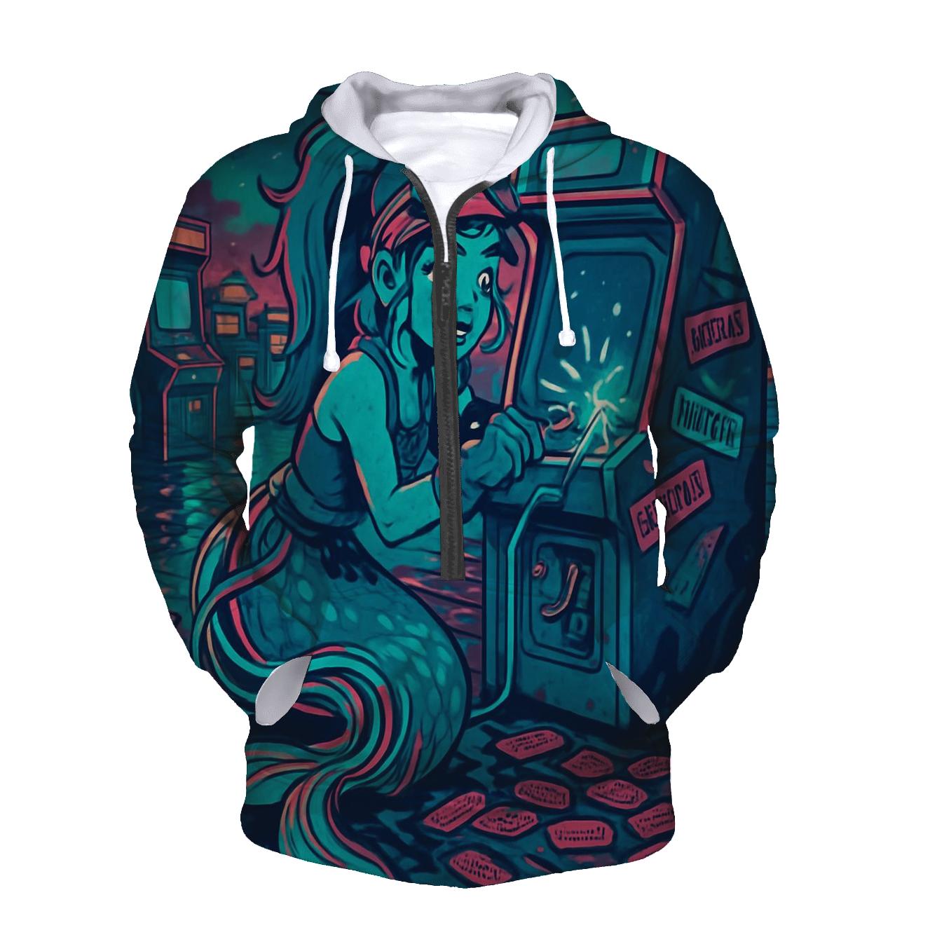 Arcade Mermaid Mechanic custom hoodies