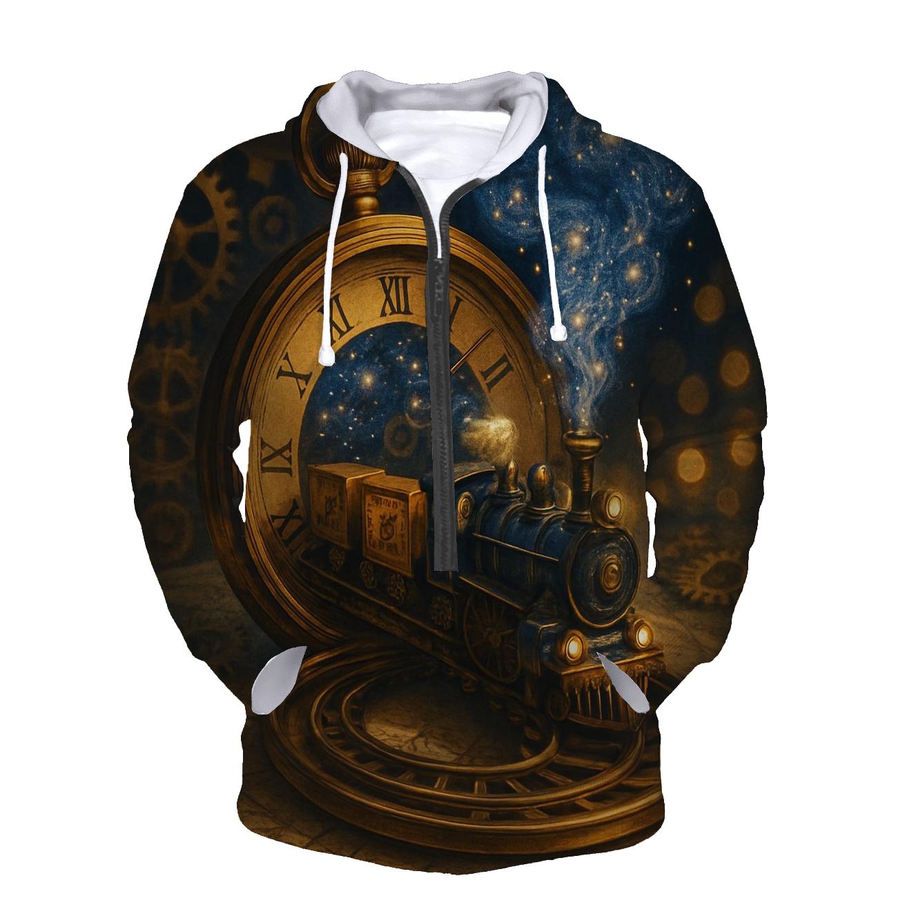 Luminous Train Mechanism hoodies fashion