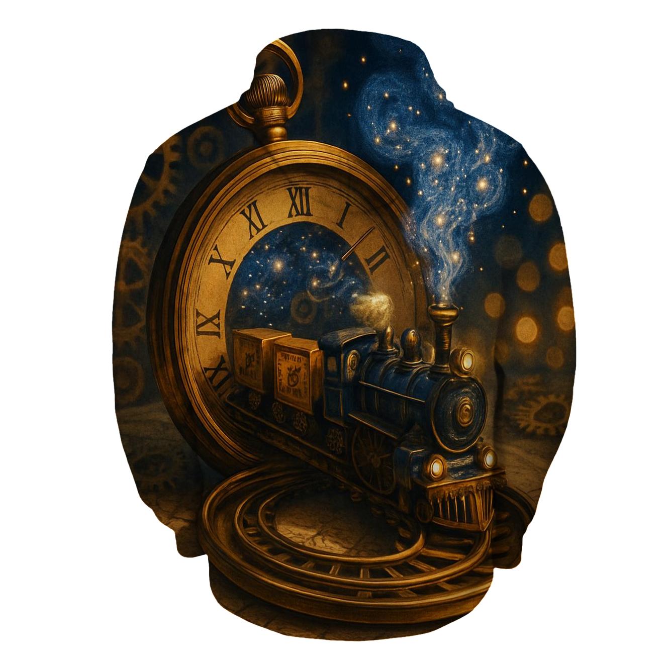 Luminous Train Mechanism hoodies fashion