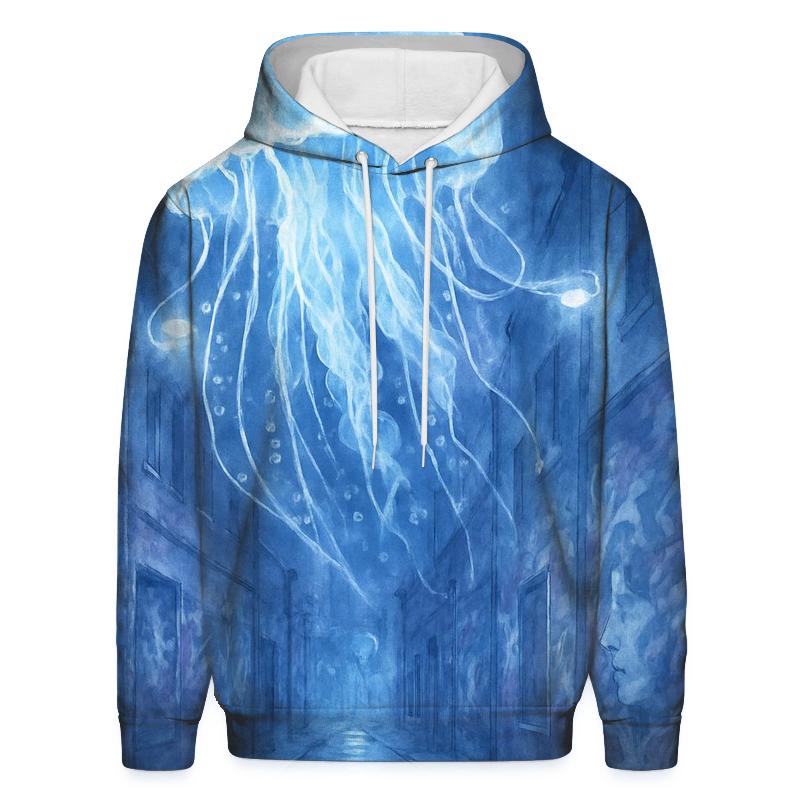 Midnight Jellyfish Alley pullover hoodies