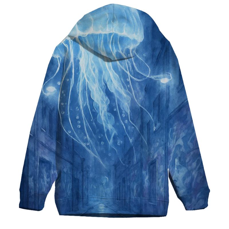 Midnight Jellyfish Alley pullover hoodies