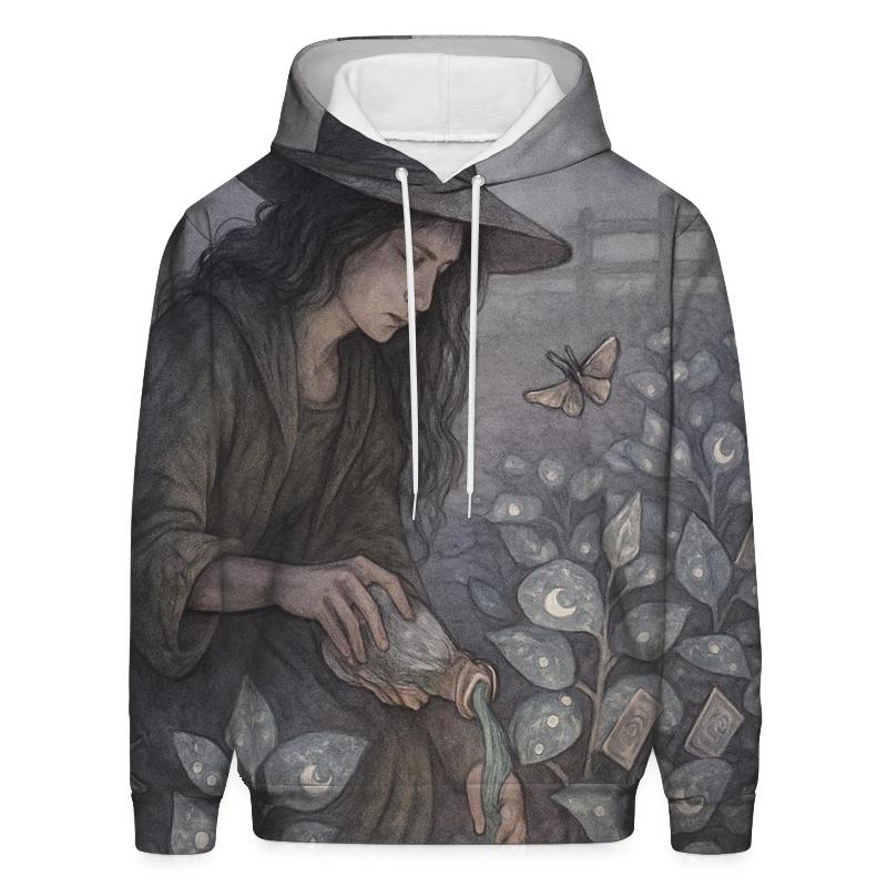 Silvervine Hedge Witch printed hoodies