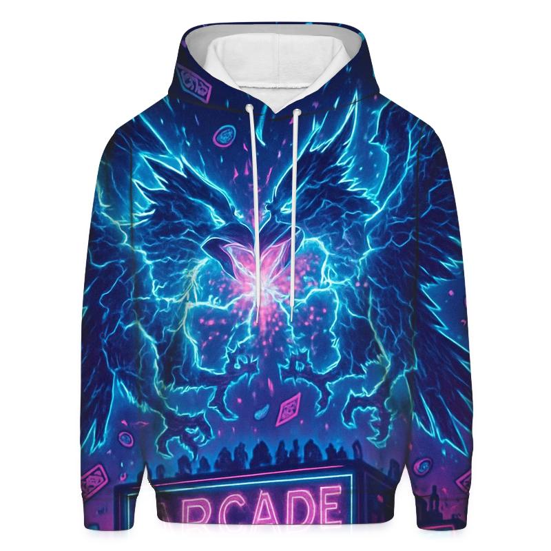 Thunderbird Arcade Duel embroidered hoodies