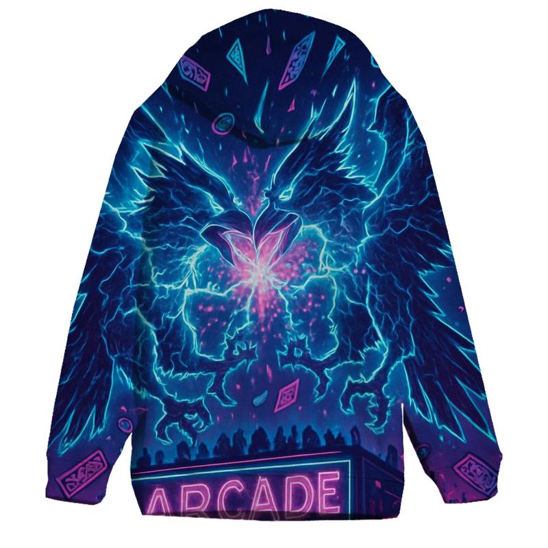 Thunderbird Arcade Duel embroidered hoodies