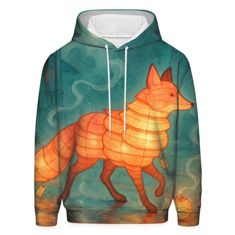 Luminous Paper Lantern Fox hoodies fashion