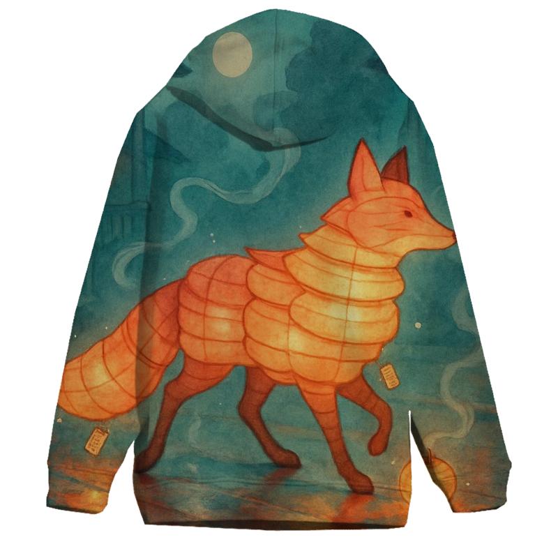 Luminous Paper Lantern Fox hoodies fashion