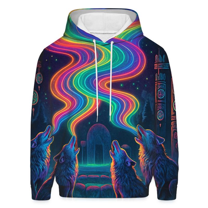 Chromatic Wolf Choir custom hoodies