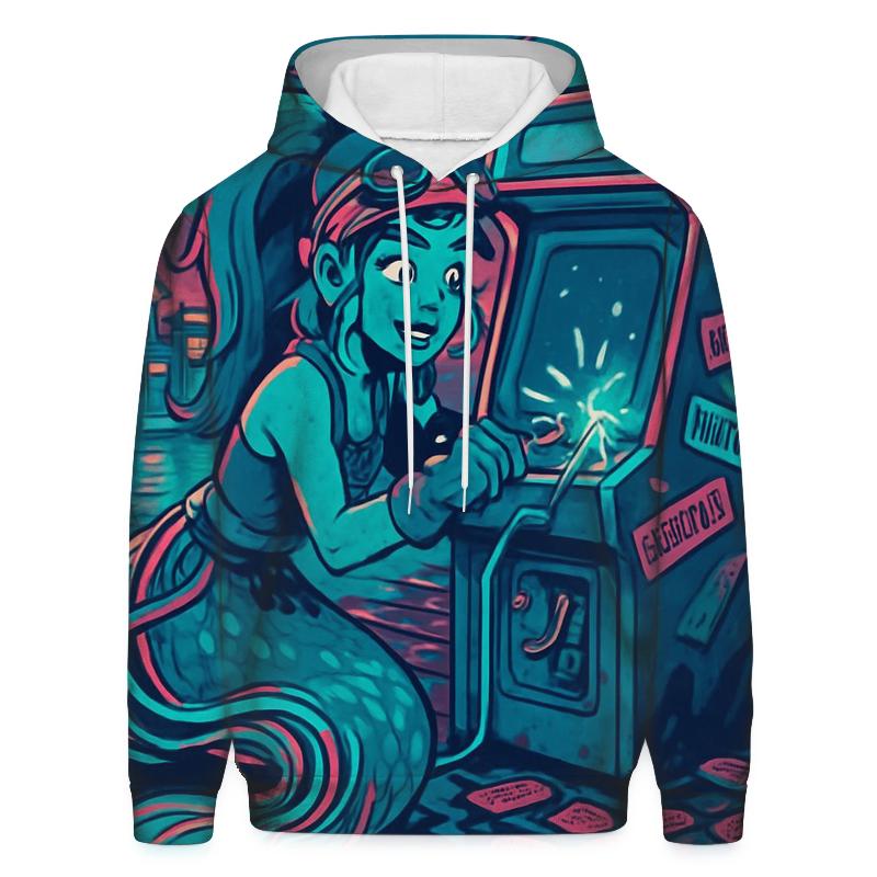 Arcade Mermaid Mechanic hoodie styles