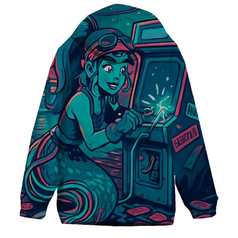 Arcade Mermaid Mechanic hoodie styles