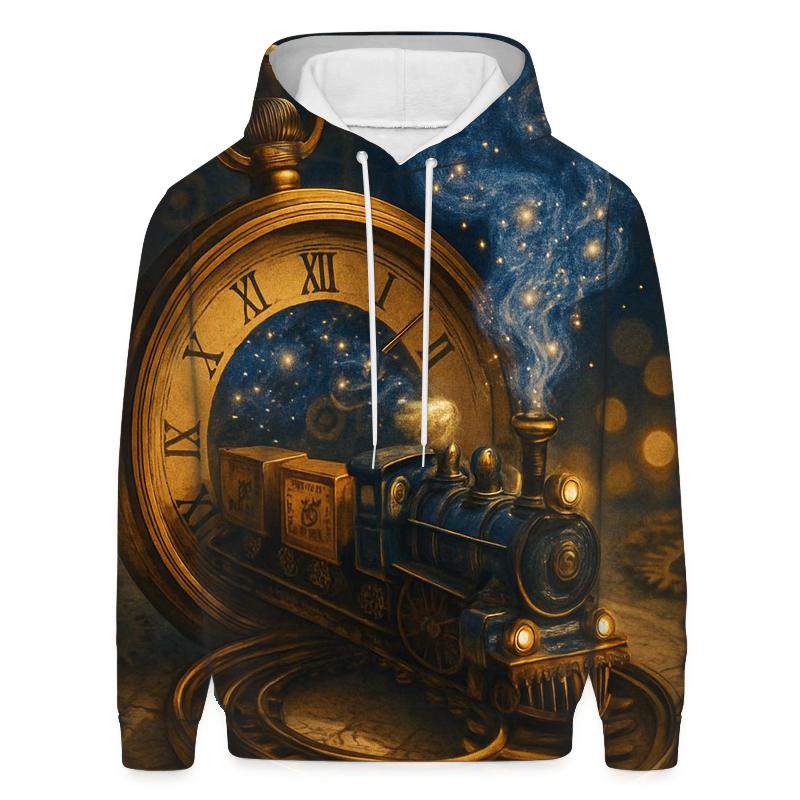 Luminous Train Mechanism premium hoodies