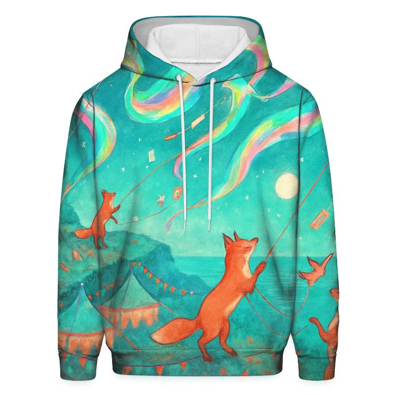 Aurora Kite Foxes custom hoodies