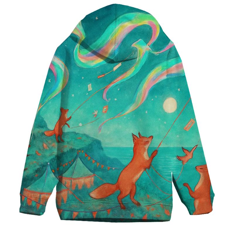 Aurora Kite Foxes custom hoodies