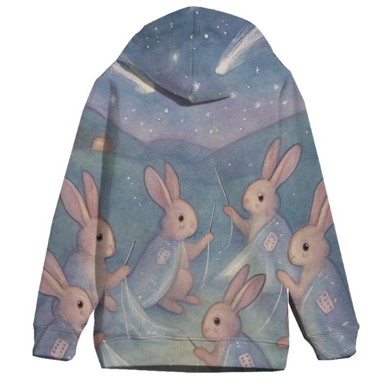 Comet Tailtailer Rabbit zip-up hoodies