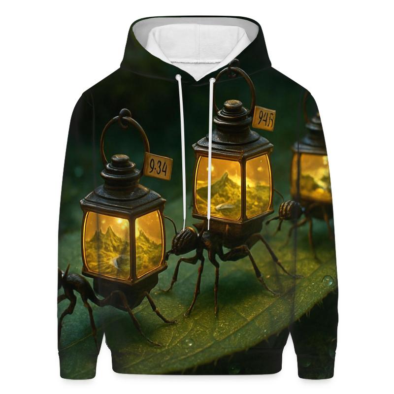 Lantern Cartographer Ants zip-up hoodies