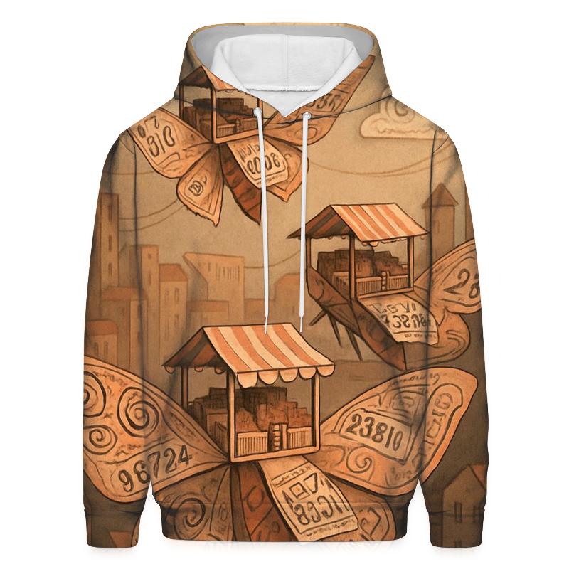 Paper City Moth Caravan hoodie trends