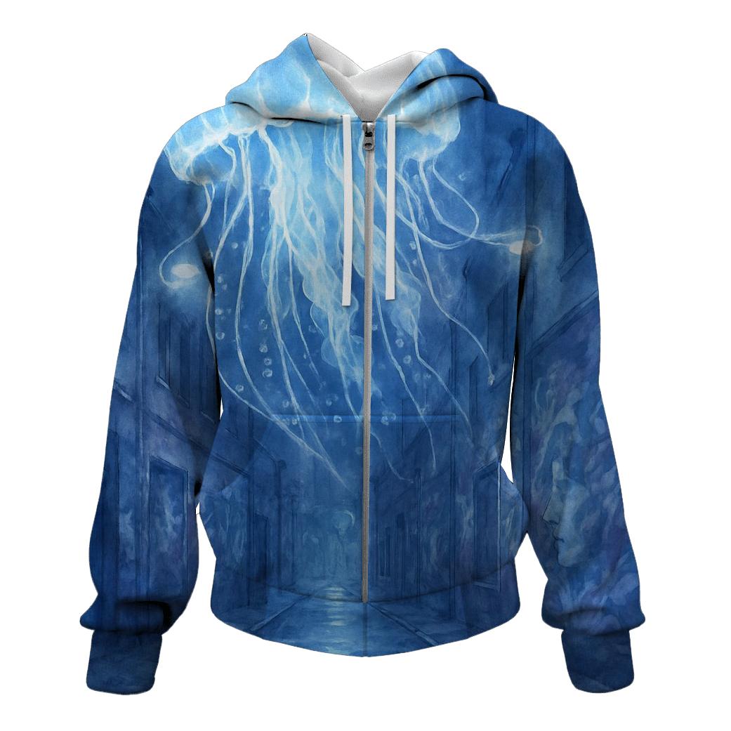 Midnight Jellyfish Alley heavyweight hoodies