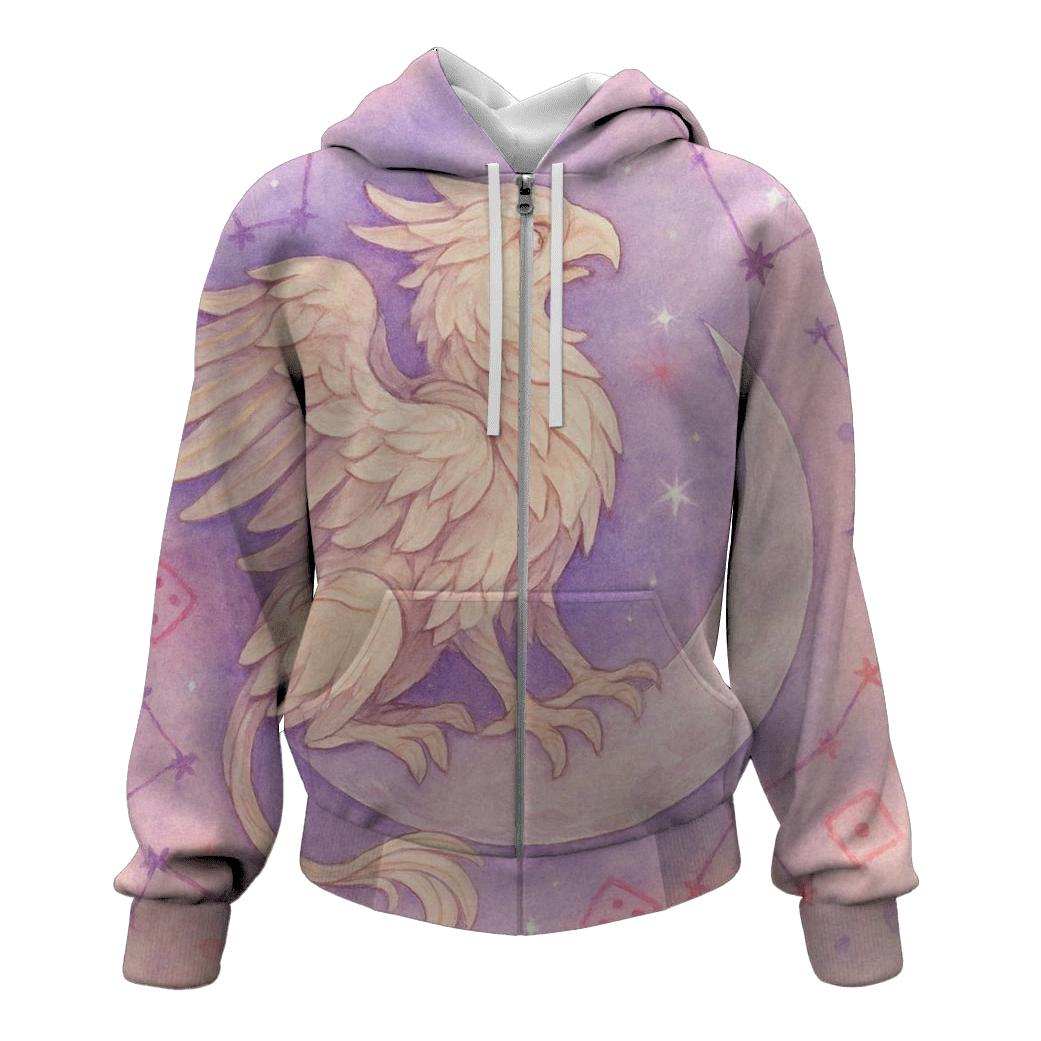 Paper Moon Gryphon graphic hoodies
