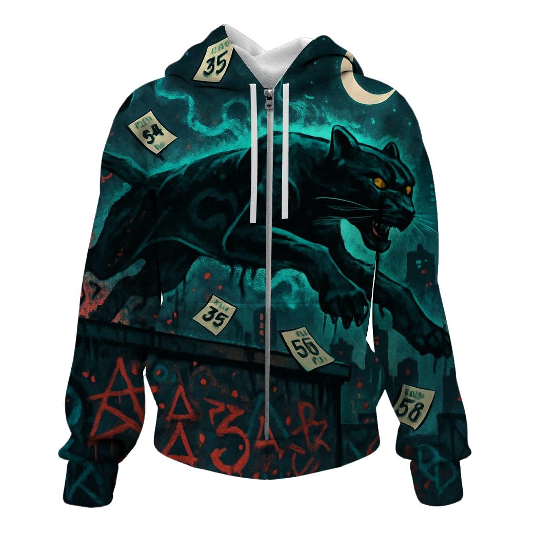 Graffiti Cloud Panther hoodie styles