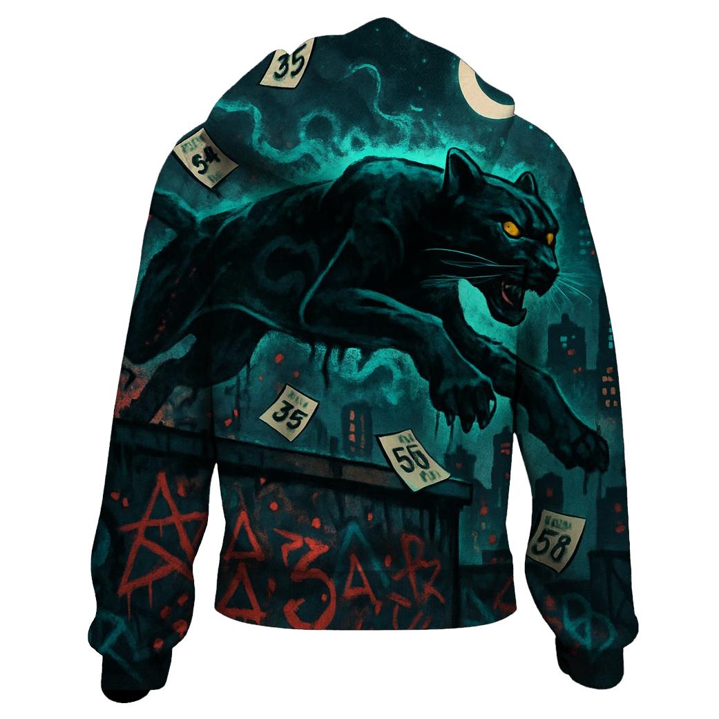 Graffiti Cloud Panther hoodie styles