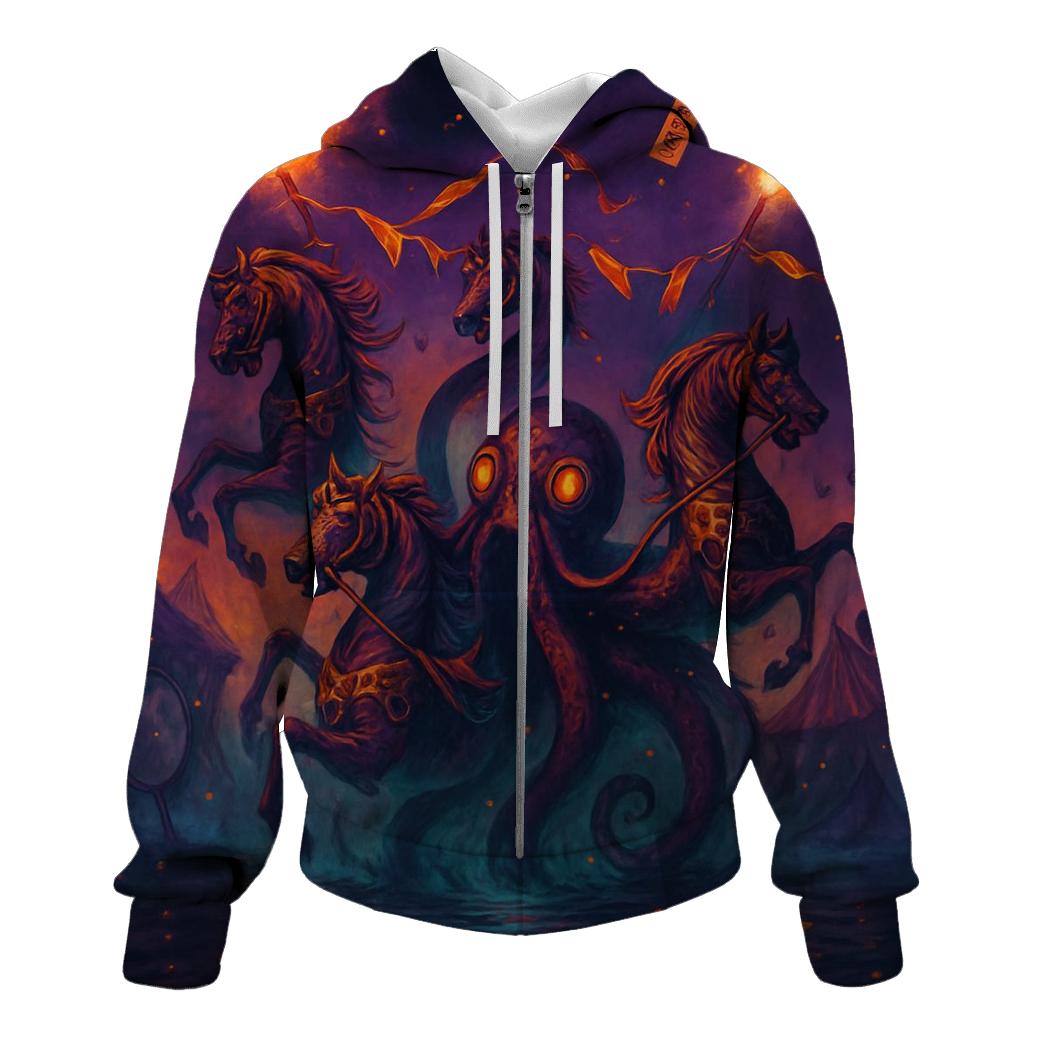 Warped Carnival Kraken hoodie designs