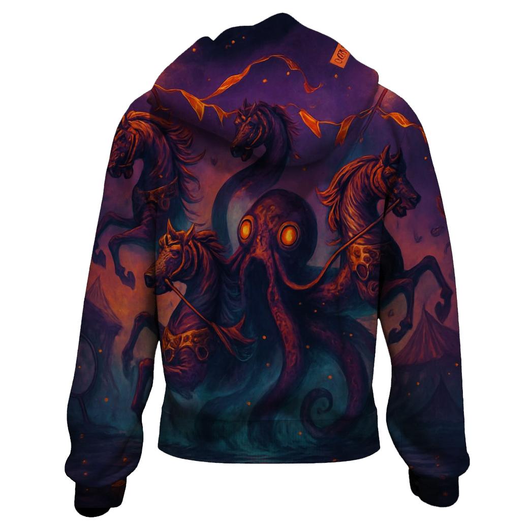 Warped Carnival Kraken hoodie designs