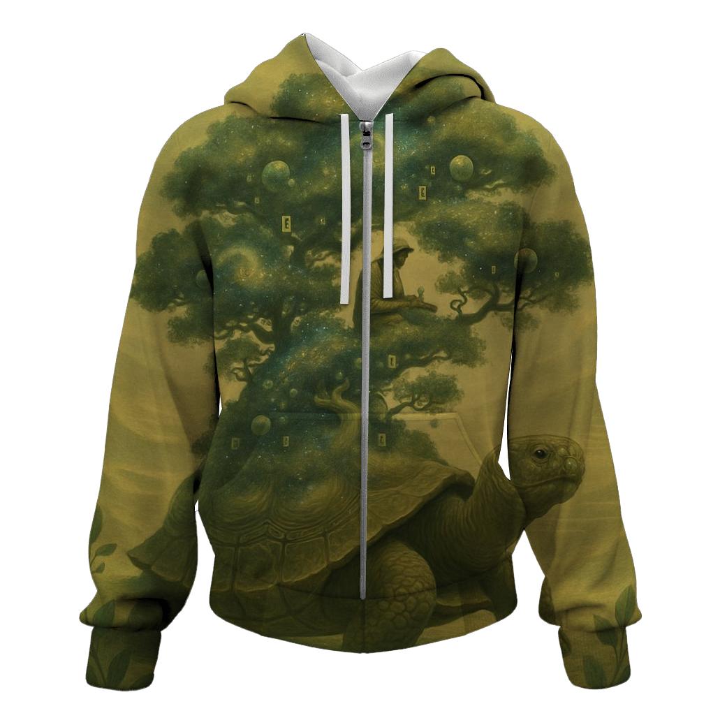 Bonsai Nebula Tortoise designer hoodies