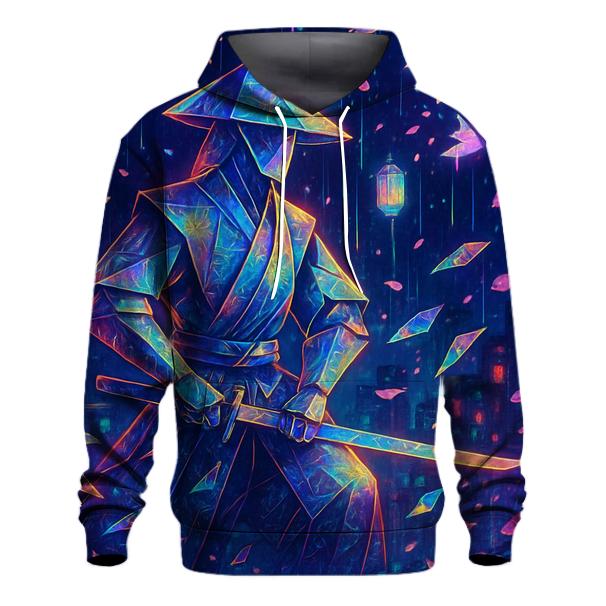 Neon Paper Crane Samurai hoodie trends