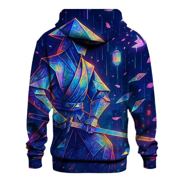 Neon Paper Crane Samurai hoodie trends