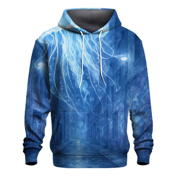 Midnight Jellyfish Alley pullover hoodies