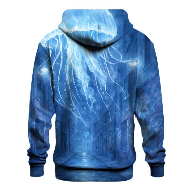 Midnight Jellyfish Alley pullover hoodies