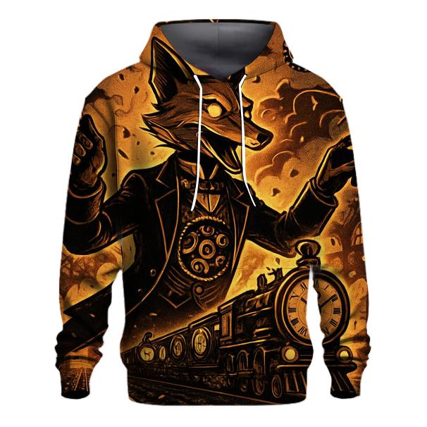 Clockwork Fox Conductor heavyweight hoodies