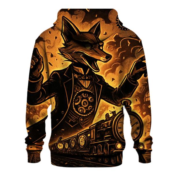 Clockwork Fox Conductor heavyweight hoodies