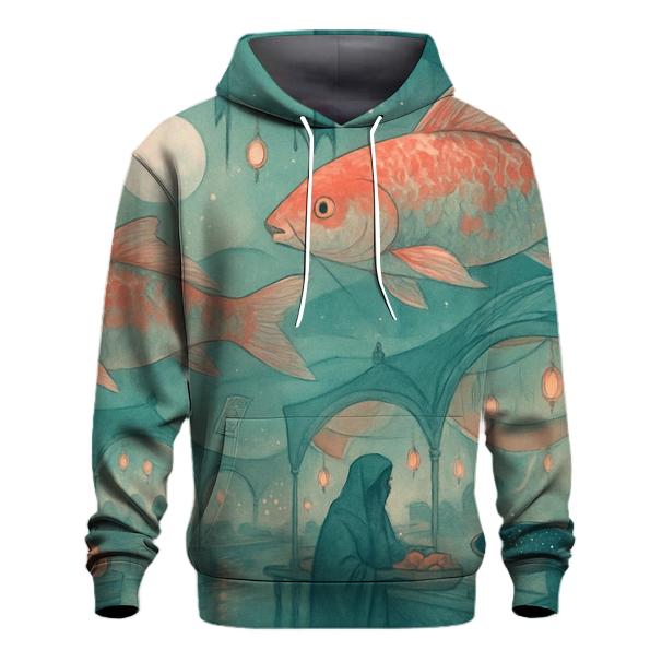Moon Bazaar Koi Caravan hoodie trends