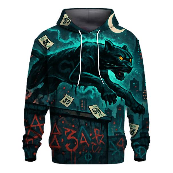Graffiti Cloud Panther heavyweight hoodies