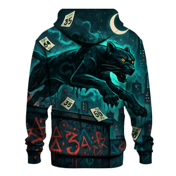 Graffiti Cloud Panther heavyweight hoodies