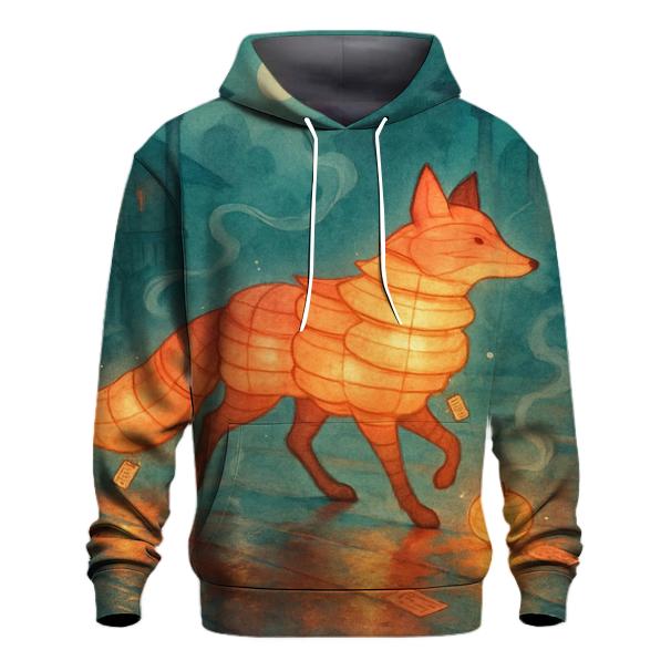 Luminous Paper Lantern Fox designer hoodies