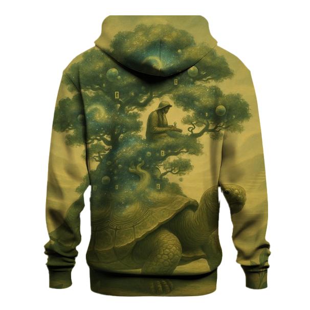 Bonsai Nebula Tortoise printed hoodies