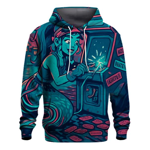 Arcade Mermaid Mechanic printed hoodies