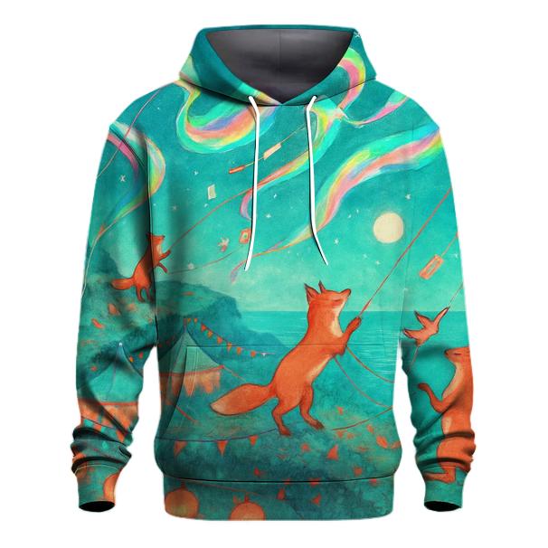 Aurora Kite Foxes premium hoodies