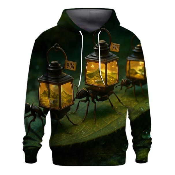 Lantern Cartographer Ants zip-up hoodies