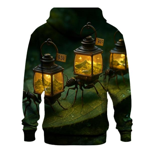 Lantern Cartographer Ants zip-up hoodies