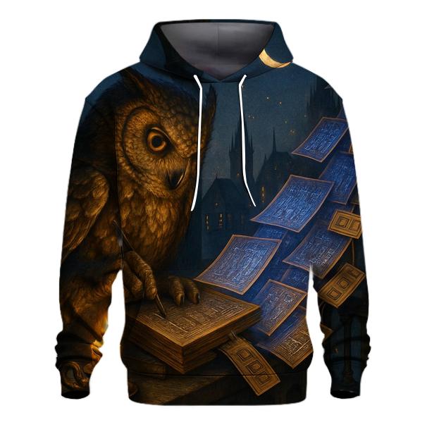 Ironwood Scribe Owl hoodie styles