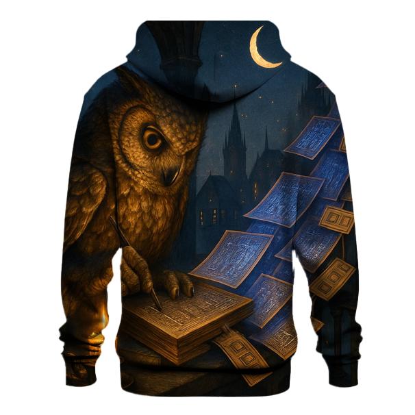 Ironwood Scribe Owl hoodie styles