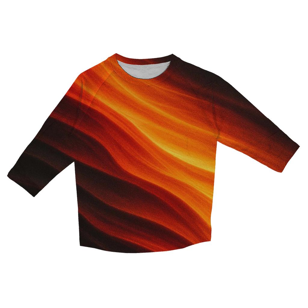 Molten Cascade fashion 3/4 sleeve shirts