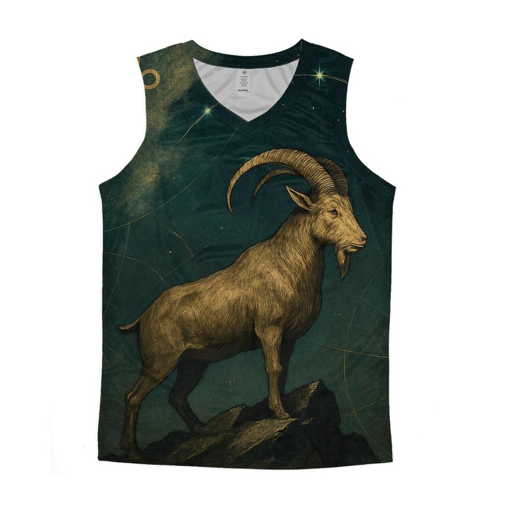 Capricorn Mountain Nebula Chart designer workout tanks