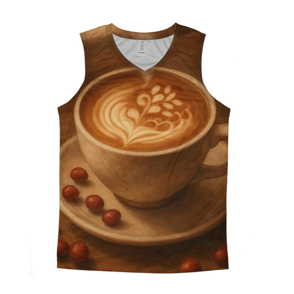 Latte Echo designer workout tanks