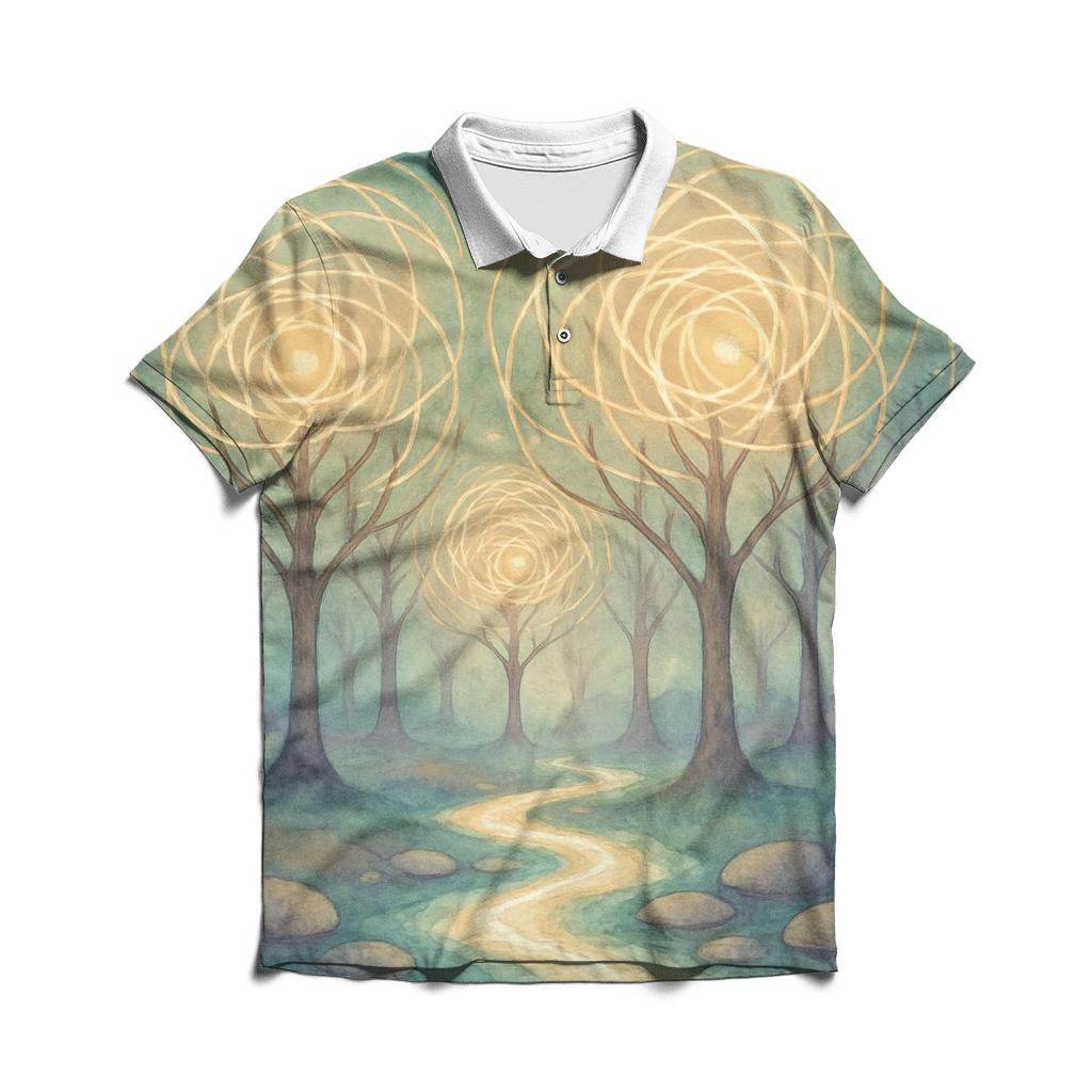 Luminous Grove personalized polo shirts