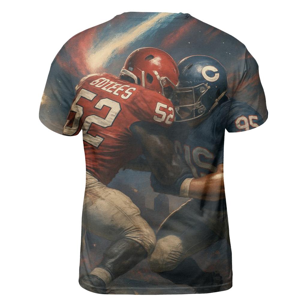 Gridiron Showdown Braves Vs Cubs Clash designer pattern shirts