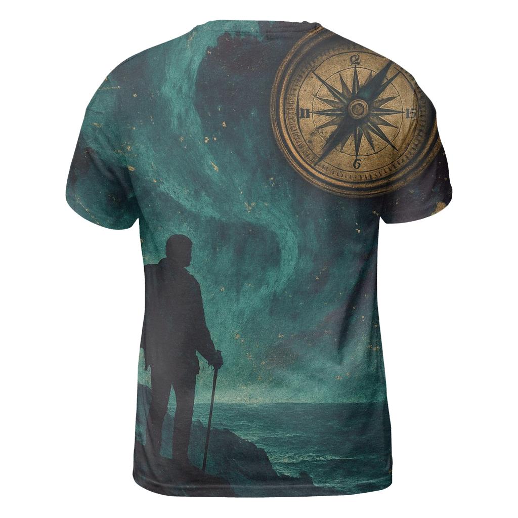 Aurora Voyager Collage statement graphic shirts