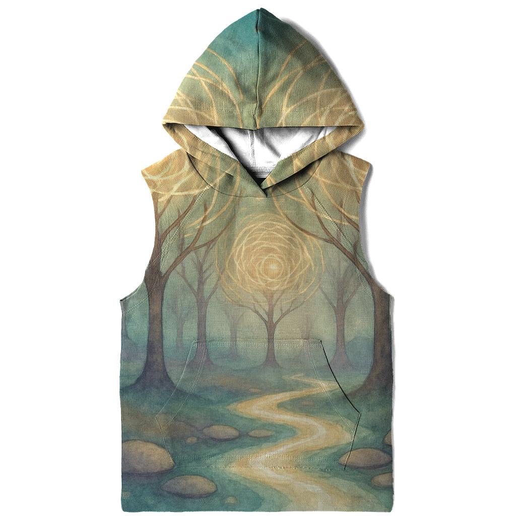 Luminous Grove printed hoodies